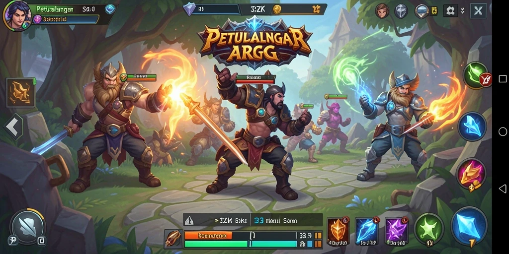 Tangkapan layar gameplay 33ZK yang mendebarkan dalam pertarungan.