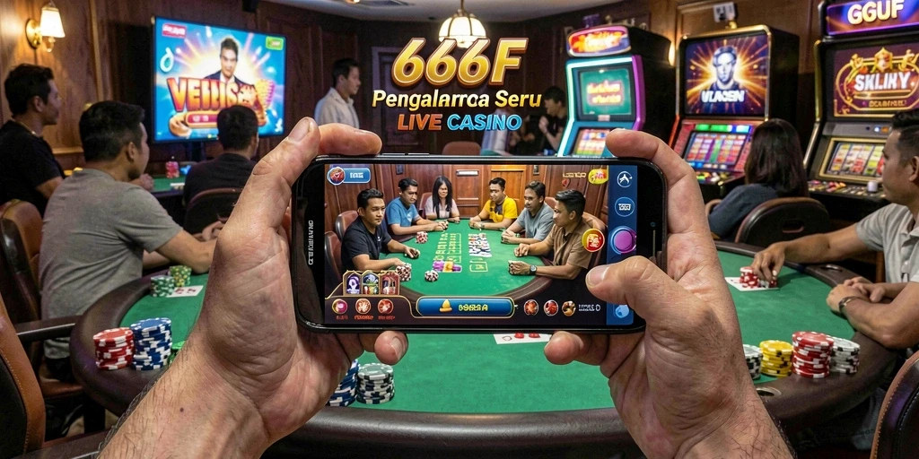 Screenshot dari gameplay Live Casino yang menarik dan interaktif.