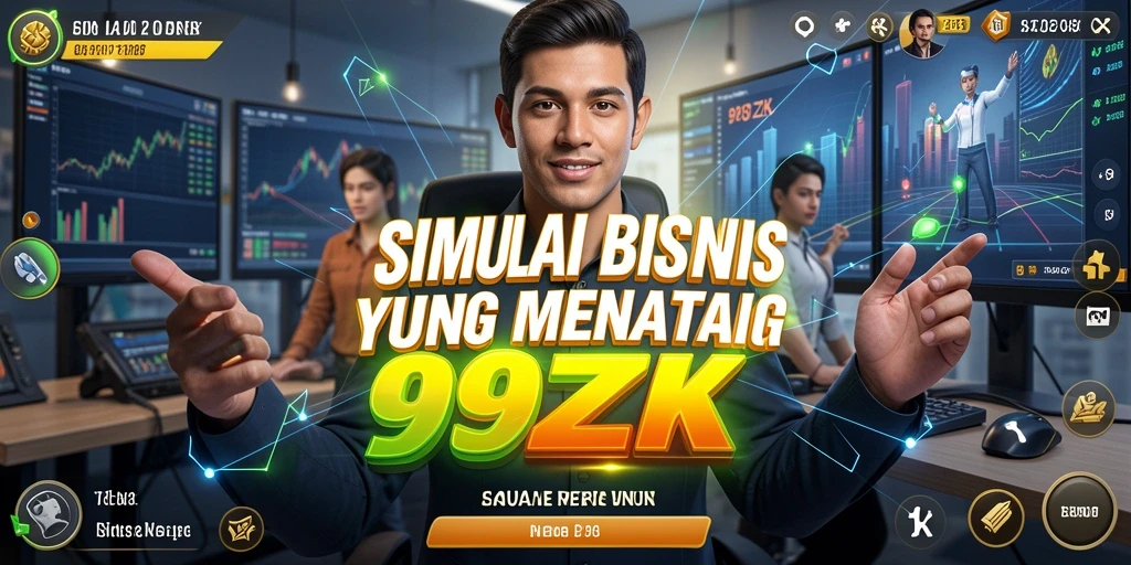 Tampilan screenshot dari gameplay 99ZK menampilkan strategi bisnis yang efektif.