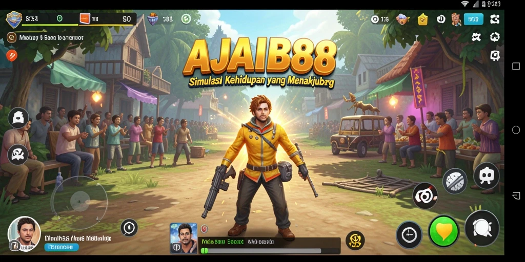 Tangkapan layar gameplay AJAIB88 yang menampilkan aksi seru dalam dunia Simulation.