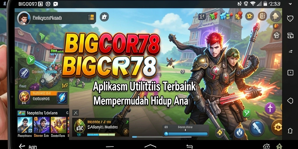 Screenshot BIGCOR78 menampilkan antarmuka yang bersih dan mudah dipahami.