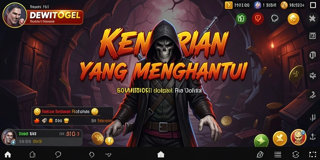 Tampilan gameplay yang mencekam dari DEWITOGEL.