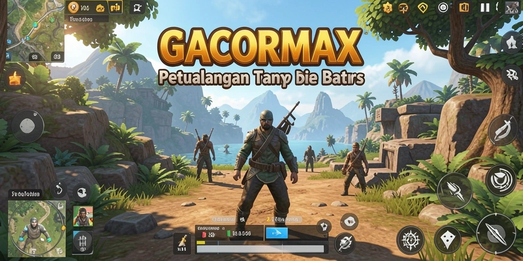 Tampilan gameplay menakjubkan dalam dunia terbuka GACORMAX.