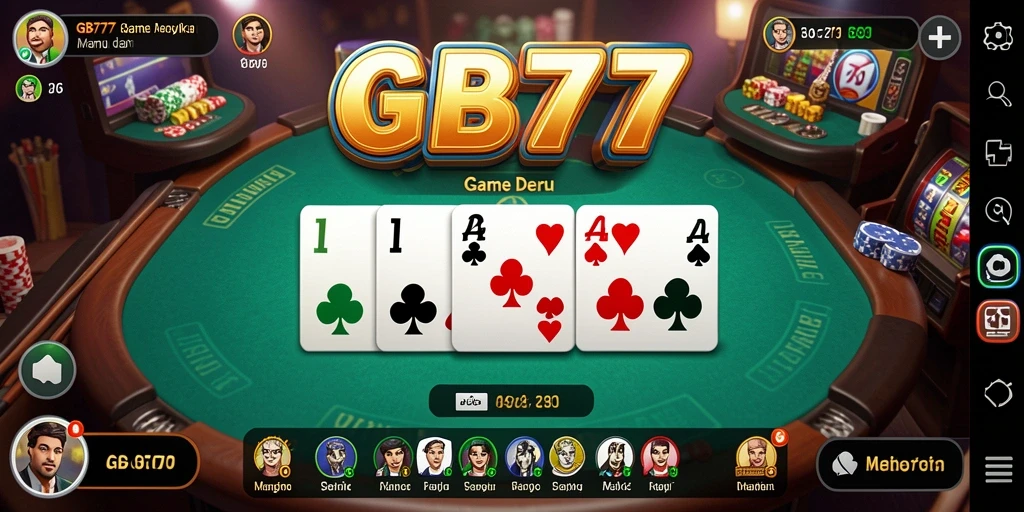 Screenshot gameplay GB777 yang menampilkan serunya permainan Domino.