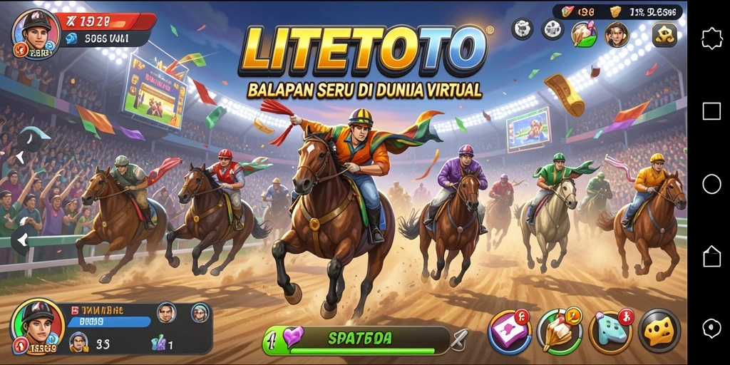Tampilan layar gameplay LITETOTO yang mendebarkan.
