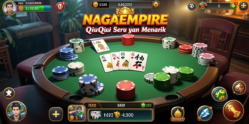 Tampilan gameplay QiuQiu yang dinamis dan menarik di NAGAEMPIRE.