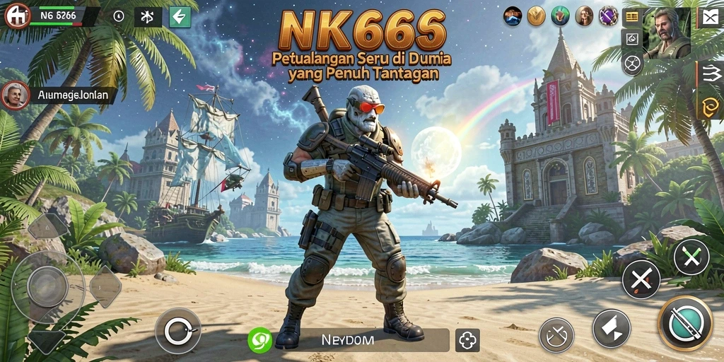 Tampilan gameplay NK666 yang seru dan penuh aksi.
