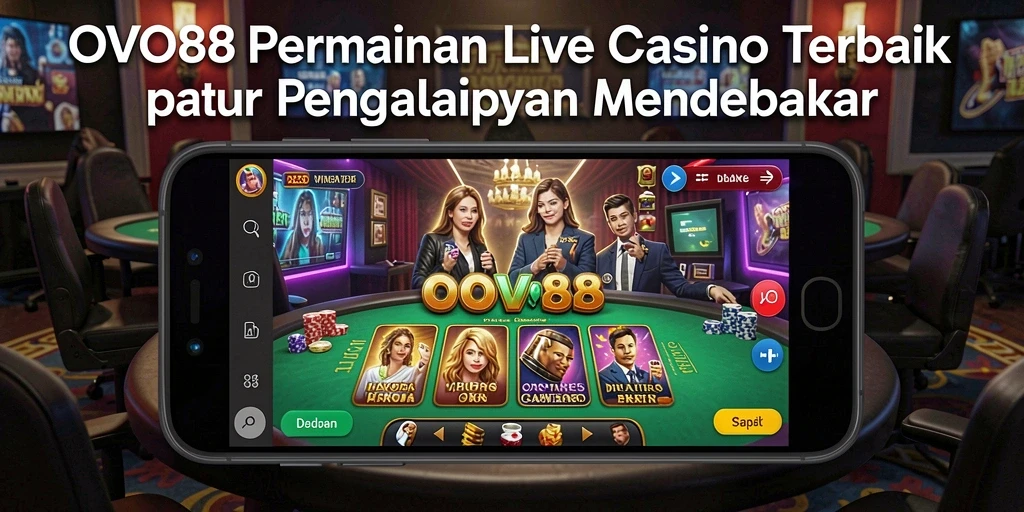Tampilan gameplay OVO88 yang seru dan mendebarkan di Live Casino.