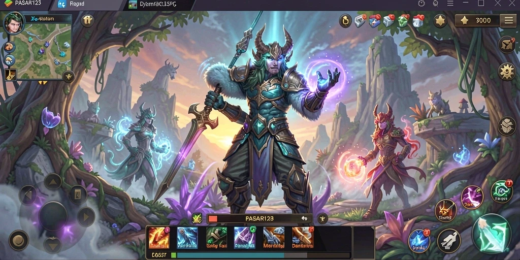 Tangkapan layar menunjukkan gameplay PASAR123 yang mendebarkan dan penuh aksi.