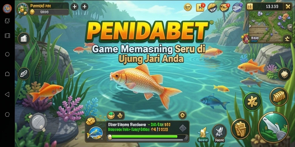 Gameplay PENIDABET yang menarik saat memancing di lokasi berbeda.