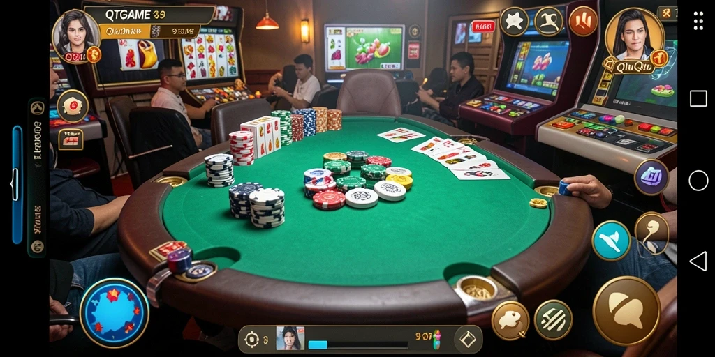 Screenshot gameplay QTGAME yang menarik dan penuh tantangan.