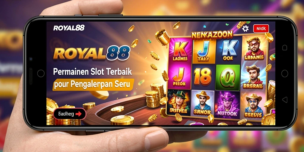 Screenshot menampilkan aksi seru dalam permainan Slot ROYAL88.