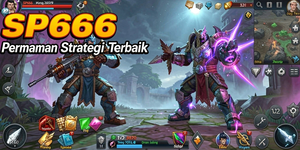 Tangkapan layar dari SP666 menampilkan aksi strategi mendalam dalam permainan SLG.